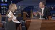 Ariana Grande on Jimmy Fallon talk show
