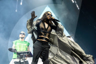 Thirty Seconds to Mars performing 
the O2