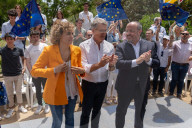 Feijoo in Barcelona closing the election campaign