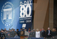 D-Day 80th anniversary ceremony at the US cemetery