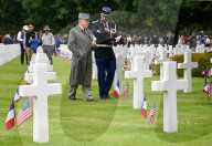 D-Day 80th anniversary ceremony at the US cemetery