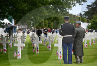 D-Day 80th anniversary ceremony at the US cemetery