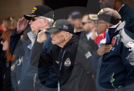 D-Day 80th anniversary ceremony at the US cemetery