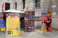 Protest Camp Against Islamic Revoluntionary Guard Corps, London, UK - 05 Jun 2024