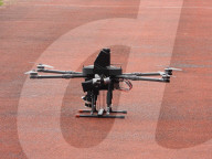 Tag der Bundeswehr: Die Bundeswehruniversität in Hamburg Jenfeld präsentiert ein Drohnenabwehrsystem mit Fangnetzen