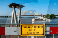 High water levels in Nijmegen, Netherlands - 07 Jun 2024