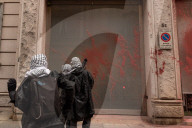 Torino, Corteo cittadino per il Cessate Il Fuoco a Gaza