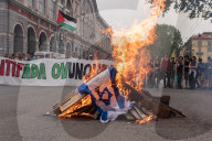 Torino, Corteo cittadino per il Cessate Il Fuoco a Gaza