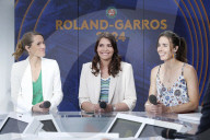 Exclusif - Plateau de France Télévision lors des la Finale Femmes des Internationaux de France de Tennis de Roland Garros 2024 - Jour 14