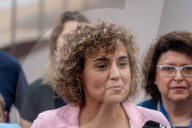 Sant sadurni d'anoia_barcelona_Dolors Montserrat of the PP votes