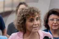 Sant sadurni d'anoia_barcelona_Dolors Montserrat of the PP votes