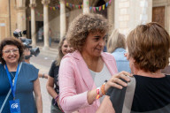 Sant sadurni d'anoia_barcelona_Dolors Montserrat of the PP votes