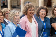 Sant sadurni d'anoia_barcelona_Dolors Montserrat of the PP votes