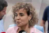 Sant sadurni d'anoia_barcelona_Dolors Montserrat of the PP votes