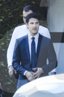 *EXCLUSIVE* Darren Criss in a stylish suit in Los Angeles