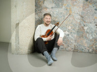 Solo violinist Daniel Piero