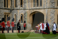 King Charles presents new colors to the Irish Guards