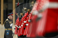 King Charles presents new colors to the Irish Guards