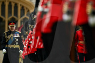King Charles presents new colors to the Irish Guards