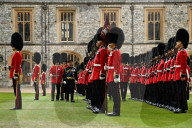 King Charles presents new colors to the Irish Guards