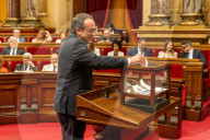 Barcelona - Josep Rull, new president of the Parliament of Catalonia.