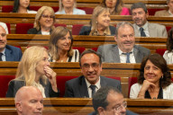 Barcelona - Josep Rull, new president of the Parliament of Catalonia.