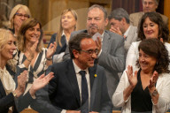 Barcelona - Josep Rull, new president of the Parliament of Catalonia.