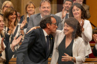 Barcelona - Josep Rull, new president of the Parliament of Catalonia.