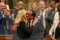 Barcelona - Josep Rull, new president of the Parliament of Catalonia.