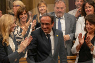 Barcelona - Josep Rull, new president of the Parliament of Catalonia.