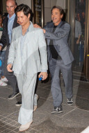 *EXCLUSIVE* Robert Downey Jr. and Hoa Xuande depart event in New York