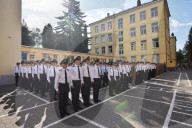 Graduation of cadets in Lviv, Ukraine - 08 Jun 2024 - 08 Jun 2024
