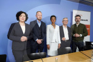 Pressekonferenz des BSW zur Europawahl in Berlin