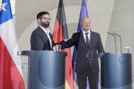 Bundeskanzler Olaf Scholz empfängt Chiles Präsidenten Gabriel Boric in Berlin