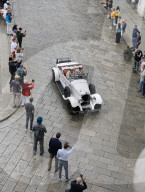 La partenza della 1000 Miglia a Brescia