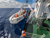 Grenzsicherung im Südchinesischen Meer: Die chinesische Küstenwache im Einsatz vor der Insel Hainan