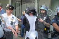 NYPD vs Orcas at Citi Headquarters, New York, Us - 11 Jun 2024