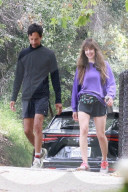 *EXCLUSIVE* Community co-stars Alison Brie and Danny Pudi have fun while hiking at Griffith Park