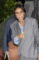 *EXCLUSIVE* Demi Moore steps out to dinner with her daughters at Giorgio Baldi