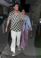 *EXCLUSIVE* Rocky Barnes and Joey Zauzig leave after a dinner date at Giorgio Baldi