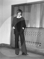 La chanteuse francaise Francoise Hardy
en visite au Quebec.