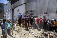 Nahostkonflikt: Verteilung von Lebensmitteln im Gazastreifen