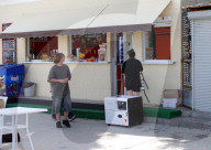 Generators power Odesa seaside cafe and restaurants during blackouts