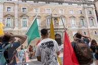 Catalan lifeguards protest