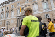 Catalan lifeguards protest
