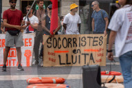 Catalan lifeguards protest