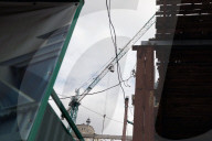 Construction cranes in Kyiv