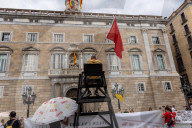 Catalan lifeguards protest