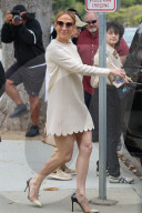*EXCLUSIVE* Jennifer Lopez spotted bringing her kids to Samuel Affleck's graduation