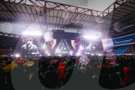 Vasco Rossi Performs During The VASCO LIVE 2024 Tour At San Siro Stadium In Milan